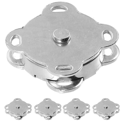 Beatifufu 6Stücke Magnetische Druckknöpfe für Handtaschen Rucksäcke und DIY Projekte Robuste Knopfdruckknöpfe mit Starkem Magnetismus Einfach Anzubringen für Basteln von Beatifufu