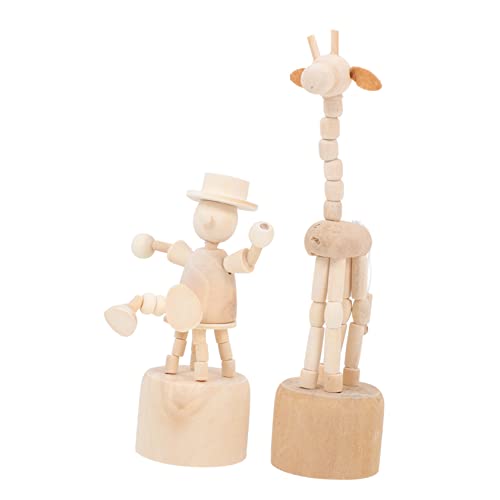 Beatifufu 6Stücke Teiliges DIY Holzspielzeug für Unlackierte Figuren Giraffen Holzpuppen für Desktop und Bastelprojekte Beatifufu 6Stücke Teiliges DIY Holzspielzeug für Unlackierte Figuren Giraffen Holzpuppen für Desktop und Bastelprojekte von Beatifufu