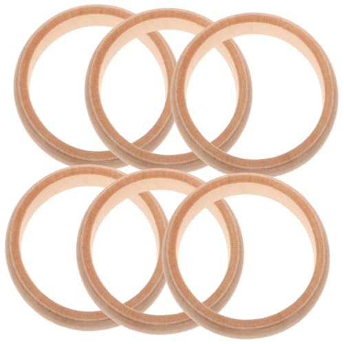 Beatifufu 6Stücke Teiliges Unlackierte Holzarmbänder Naturholz Für DIY Handwerk Bastelprojekte Und Personalisierte Schmuckgestaltung Für Erwachsene Beatifufu 6Stücke Teiliges Unlackierte Holzarmbänder Naturholz Für DIY Handwerk Bastelprojekte Und Personalisierte Schmuckgestaltung Für Erwachsene von Beatifufu