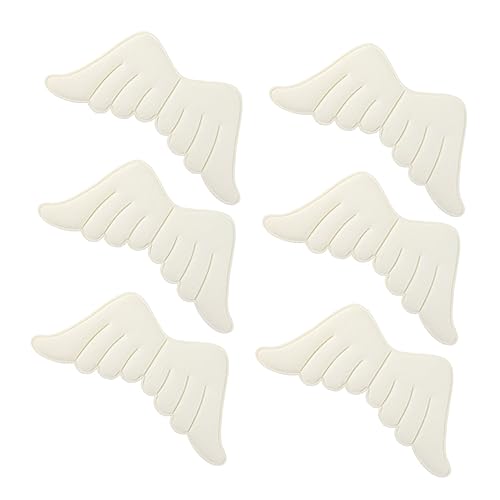 Beatifufu 6Stücke Weiße Engel Patches DIY Applikationen für Kleidung Stoffe für Designs Festtagsdekoration und Anpassungen von Beatifufu