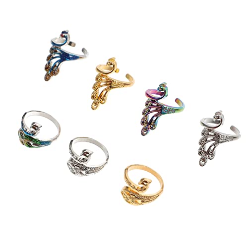 Beatifufu 7 Stück Teiliges Häkelschmuck Ringe Praktische Strickringe für Einfaches Arbeiten mit Garn zum Häkeln von Schals und Pullovern Schützt die Finger und Erhöht die Effizienz Beatifufu 7 Stück Teiliges Häkelschmuck Ringe Praktische Strickringe für Einfaches Arbeiten mit Garn zum Häkeln von Schals und Pullovern Schützt die Finger und Erhöht die Effizienz von Beatifufu