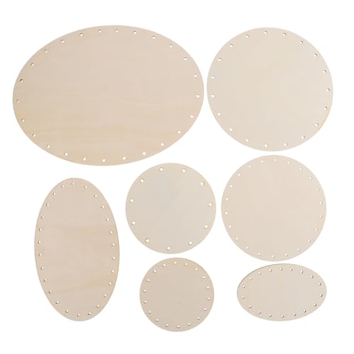 Beatifufu 7 Stück Teiliges Holzscheiben mit Löchern Vielseitige DIY Holzanhänger Natürliche Holzplatten für Bastelprojekte Kreative Holzchips zum Verzieren und Dekorieren Gemischt Beatifufu 7 Stück Teiliges Holzscheiben mit Löchern Vielseitige DIY Holzanhänger Natürliche Holzplatten für Bastelprojekte Kreative Holzchips zum Verzieren und Dekorieren Gemischt von Beatifufu