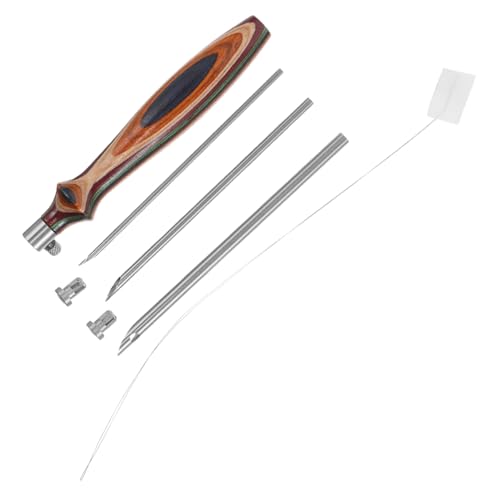 Beatifufu 7 Stück Teiliges Punch Needle mit Ergonomischem Holzgriff Dicke Glatte Sticknadeln mit Sicherer Spitze Komfortabler Griff für Langes Sticken Tragbares Filznadel Tool für Heim und Beatifufu 7 Stück Teiliges Punch Needle mit Ergonomischem Holzgriff Dicke Glatte Sticknadeln mit Sicherer Spitze Komfortabler Griff für Langes Sticken Tragbares Filznadel Tool für Heim und von Beatifufu