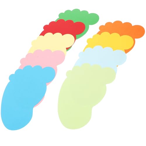 Beatifufu 72 Stück Teiliges Papier bastelset für Wanddekoration Zarte Bunte Papierausschnitte für Kindergarten Festival accessoires Vielseitige Schul DIY dekoration Robustes Papiermaterial von Beatifufu
