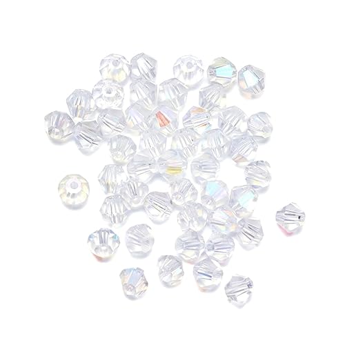 Beatifufu 720 Stück Transparente Kristallperlen Facettierte Diamantform für Schmuckherstellung DIY Bastelperlen für Armband Halskette Anhänger Zubehör Beatifufu 720 Stück Transparente Kristallperlen Facettierte Diamantform für Schmuckherstellung DIY Bastelperlen für Armband Halskette Anhänger Zubehör von Beatifufu