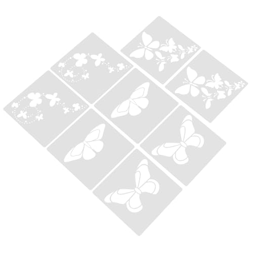 Beatifufu 8 Stück Schablonen für Wandgestaltung Bunte Schmetterlingsvorlagen Wiederverwendbar für Diy Projekte Bastelarbeiten Kinderaktivitäten und Heimdekoration Beatifufu 8 Stück Schablonen für Wandgestaltung Bunte Schmetterlingsvorlagen Wiederverwendbar für Diy Projekte Bastelarbeiten Kinderaktivitäten und Heimdekoration von Beatifufu