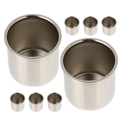 Beatifufu 8 Stück Teiliges Metall Kerzenhalter Votive Candle Inserts Langlebige Haushaltskerzenschalen Tropfwasserfester Mini Teelichthalter Wiederverwendbar für Tischdekoration und Beatifufu 8 Stück Teiliges Metall Kerzenhalter Votive Candle Inserts Langlebige Haushaltskerzenschalen Tropfwasserfester Mini Teelichthalter Wiederverwendbar für Tischdekoration und von Beatifufu