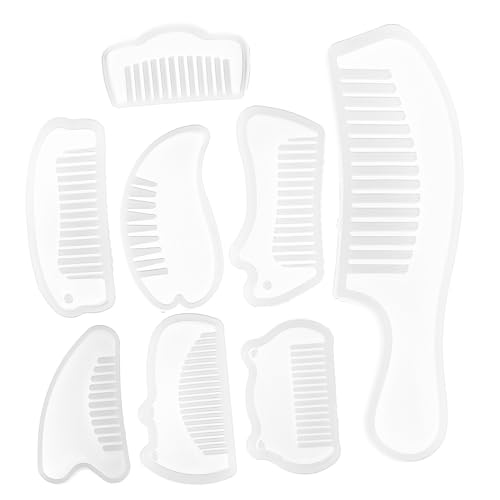Beatifufu 8 Stück Teiliges Silikon Gießformen für Kämme Flexible Wiederverwendbare Epoxidharz Formen Leicht zu Reinigen für DIY Handwerksprojekte und Individuelle Schmuckgestaltung Beatifufu 8 Stück Teiliges Silikon Gießformen für Kämme Flexible Wiederverwendbare Epoxidharz Formen Leicht zu Reinigen für DIY Handwerksprojekte und Individuelle Schmuckgestaltung von Beatifufu