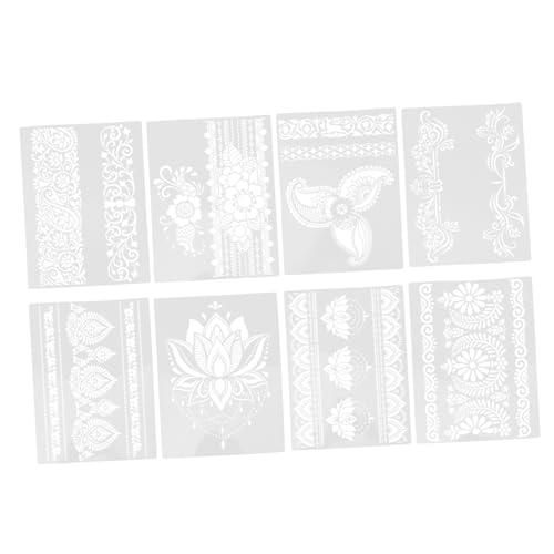 Beatifufu 8 Stück Teiliges Vintage Schablonen mit Retro Blumen Mustern Wiederverwendbare DIY Pet Schablonen für Wandmalerei Möbel Stoffe und Bastelprojekte für Erwachsene und Kreative Beatifufu 8 Stück Teiliges Vintage Schablonen mit Retro Blumen Mustern Wiederverwendbare DIY Pet Schablonen für Wandmalerei Möbel Stoffe und Bastelprojekte für Erwachsene und Kreative von Beatifufu