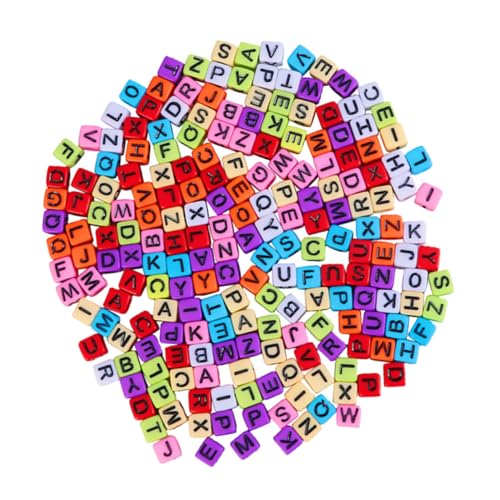 Beatifufu 800 Stück DIY Buchstabenperlen Acryl Quadratisch Bunte Herz Motiv Perlen für Schmuckherstellung Armbänder Halsketten Bastelperlen Zubehör Beatifufu 800 Stück DIY Buchstabenperlen Acryl Quadratisch Bunte Herz Motiv Perlen für Schmuckherstellung Armbänder Halsketten Bastelperlen Zubehör von Beatifufu