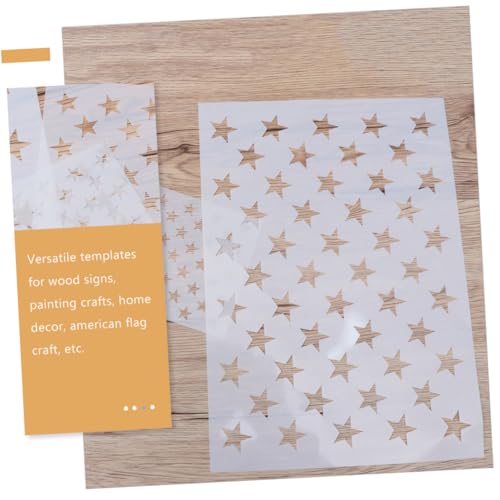 Beatifufu 9 Blätter Teiliges Sternschablonen Vielseitig für Wand Holzmalerei für Amerikanische Flaggenprojekte DIY Basteln Wiederverwendbar S für Präzises Sprühen Beatifufu 9 Blätter Teiliges Sternschablonen Vielseitig für Wand Holzmalerei für Amerikanische Flaggenprojekte DIY Basteln Wiederverwendbar S für Präzises Sprühen von Beatifufu