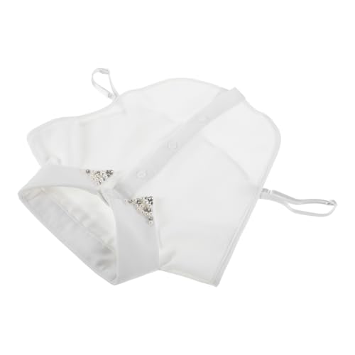 Beatifufu Abnehmbarer Fake Kragen für Damen Chiffon mit Strass Vielseitiger Blusenkragen Elegantes Modeaccessoire für Verschiedene Anlässe Einfache Pflege und Einzigartiges Design Beatifufu Abnehmbarer Fake Kragen für Damen Chiffon mit Strass Vielseitiger Blusenkragen Elegantes Modeaccessoire für Verschiedene Anlässe Einfache Pflege und Einzigartiges Design von Beatifufu