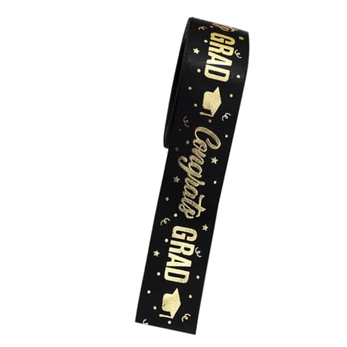 Beatifufu Abschluss-dekorationsband Polyester Yards DIY Geschenkband für Schleifen Bastelprojekte Partyzubehör Haaraccessoires Hitzefestes Goldprägung Geschenkverpackungsschleife Beatifufu Abschluss-dekorationsband Polyester Yards DIY Geschenkband für Schleifen Bastelprojekte Partyzubehör Haaraccessoires Hitzefestes Goldprägung Geschenkverpackungsschleife von Beatifufu