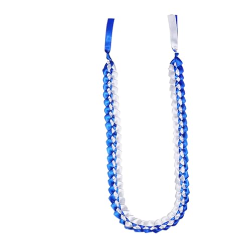 Beatifufu Abschlussfeier Lei Doppelter Ehrenkranz Halskette Handgefertigtes Langlebiges Schmuckstück für Graduierte Vielseitig als Halskette Haarband oder Armband Tragbar Elegantes von Beatifufu