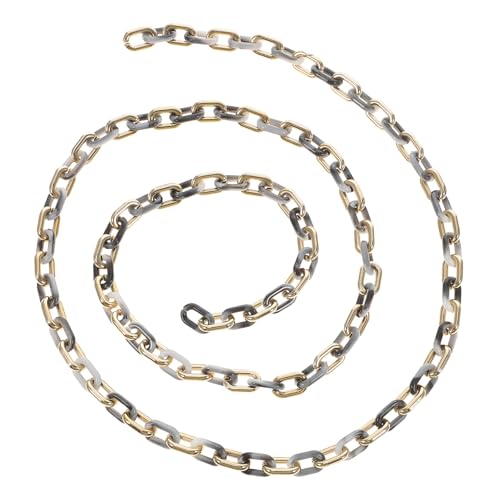 Beatifufu Acrylkette für Kleidung DIY Schmuck Zubehör Glatte Langlebige Kettenanhänger in Gold und Marmor Abnehmbare Schmuckketten für Vielseitige Bastelprojekte Beatifufu Acrylkette für Kleidung DIY Schmuck Zubehör Glatte Langlebige Kettenanhänger in Gold und Marmor Abnehmbare Schmuckketten für Vielseitige Bastelprojekte von Beatifufu