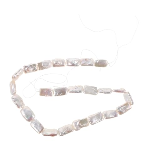 Beatifufu Barock-perlen Weiße Unregelmäßige Süßwasser-zuchtperlen Strang Lose Perlen für DIY Schmuckherstellung Ohrringe Armbänder Halsketten Natürliche Bastelperlen Beatifufu Barock-perlen Weiße Unregelmäßige Süßwasser-zuchtperlen Strang Lose Perlen für DIY Schmuckherstellung Ohrringe Armbänder Halsketten Natürliche Bastelperlen von Beatifufu