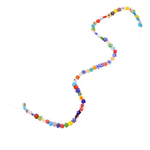 Beatifufu Blumenperlen Glitzernde DIY Perlen für Armbänder Halsketten Schlüsselanhänger Basteln Zubehör Langlebig und Farbecht für Schmuckherstellung und Handarbeiten von Beatifufu