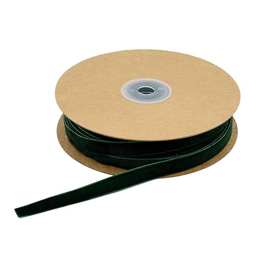 Beatifufu Breites Einseitiges Flockband in Dunkelgrün Langlebiges Geschenkband für Geschenkverpackung DIY Basteln Bekleidungs und Schmuckzubehör Dekoratives Samtband für Zuhause und Laden Beatifufu Breites Einseitiges Flockband in Dunkelgrün Langlebiges Geschenkband für Geschenkverpackung DIY Basteln Bekleidungs und Schmuckzubehör Dekoratives Samtband für Zuhause und Laden von Beatifufu