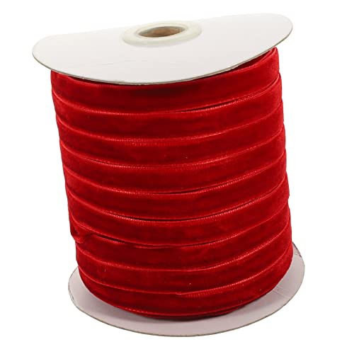Beatifufu Breites Rotes Samtband Geschenkband ohne Elastizität für DIY Schleifen Basteln Geschenkverpackung Dekoratives Bowknot Zubehör für Hochzeit Weihnachten Beatifufu Breites Rotes Samtband Geschenkband ohne Elastizität für DIY Schleifen Basteln Geschenkverpackung Dekoratives Bowknot Zubehör für Hochzeit Weihnachten von Beatifufu