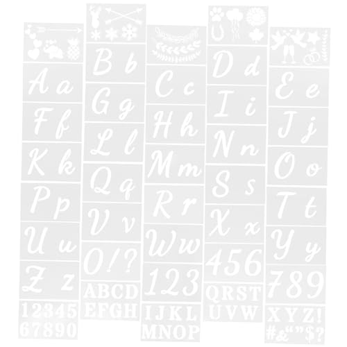 Beatifufu Buchstaben Schablonen Großformat Zahlenschablonen aus Robustem Pet Kunststoff für DIY Wanddekoration Basteln Schulprojekte Kunsthandwerk Beatifufu Buchstaben Schablonen Großformat Zahlenschablonen aus Robustem Pet Kunststoff für DIY Wanddekoration Basteln Schulprojekte Kunsthandwerk von Beatifufu