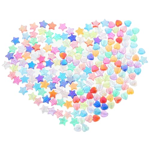 Beatifufu Bunte Acrylperlen Stern und Herzform DIY Schmuckperlen für Basteln Armbänder Ohrringe Thanksgiving Garland Zubehör Beatifufu Bunte Acrylperlen Stern und Herzform DIY Schmuckperlen für Basteln Armbänder Ohrringe Thanksgiving Garland Zubehör von Beatifufu