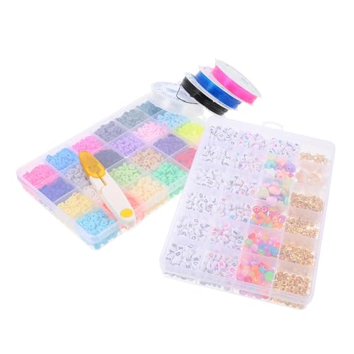 Beatifufu Bunte DIY Perlen Weiche Tonperlen für Schmuckherstellung Armbänder Halsketten Charms Basteln Zubehör Beatifufu Bunte DIY Perlen Weiche Tonperlen für Schmuckherstellung Armbänder Halsketten Charms Basteln Zubehör von Beatifufu