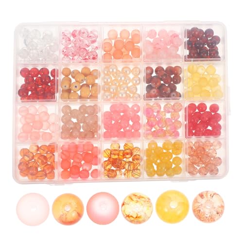 Beatifufu Bunte Glasperlen mit Großem Farbenfrohe Perlen für Armbänder Ohrringherstellung und Schmuck DIY Vielseitige Beads für Kreative Bastelprojekte und Schmuckzubehör Beatifufu Bunte Glasperlen mit Großem Farbenfrohe Perlen für Armbänder Ohrringherstellung und Schmuck DIY Vielseitige Beads für Kreative Bastelprojekte und Schmuckzubehör von Beatifufu