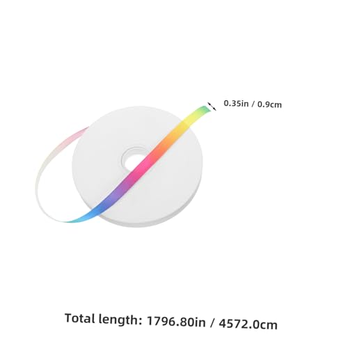 Beatifufu Buntes Regenbogen Satinband mit Farbverlauf Doppelseitiges Polyesterband Vielseitiges Zubehör für Kleidung Geschenkverpackung DIY Bastelprojekte und Festivaldekorationen Yards Beatifufu Buntes Regenbogen Satinband mit Farbverlauf Doppelseitiges Polyesterband Vielseitiges Zubehör für Kleidung Geschenkverpackung DIY Bastelprojekte und Festivaldekorationen Yards von Beatifufu