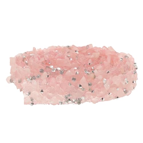 Beatifufu Chic Costume Trim mit Farbigen Strasssteinen und Perlen Breites Leichtes Wärmestabil Klebendes Dekoratives Band für Brautkleider Gürtel Taschen und DIY kostümzubehör von Beatifufu