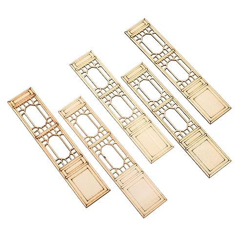 Beatifufu DIY Holz Miniatur Tür Fenster Holzscheibe Bastelzubehör Material für Puppenhaus Foto Requisiten Basteln Junge Mädchen Beatifufu DIY Holz Miniatur Tür Fenster Holzscheibe Bastelzubehör Material für Puppenhaus Foto Requisiten Basteln Junge Mädchen von Beatifufu