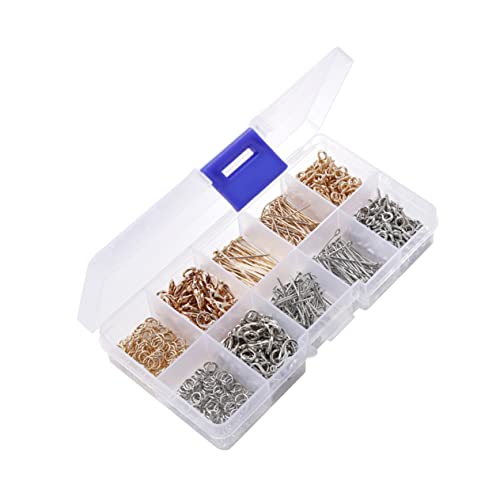 Beatifufu DIY Schmuckzubehör Teilig Schraubösen und Lobster Verschlüsse aus Langlebiger Ergonomisch Gestaltete Charms für Kreative Schmuckherstellung und Armband Basteln für Erwachsene von Beatifufu