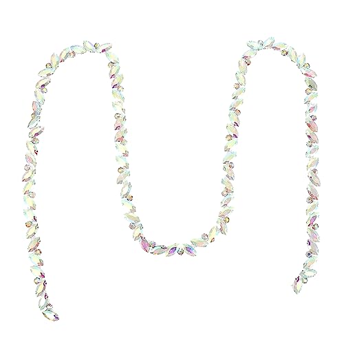 Beatifufu DIY Strasskette für Kleidung und Dekoration Applikationen Hochwertigen Materialien für Nähprojekte Vielseitig Einsetzbar Mode und Accessoires von Beatifufu