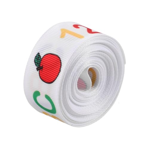 Beatifufu Dekoratives Ripsband Breit Yards Back To School DIY Geschenkband für Haarschleifen Blumensträuße Bastelarbeiten und Bekleidungszubehör von Beatifufu