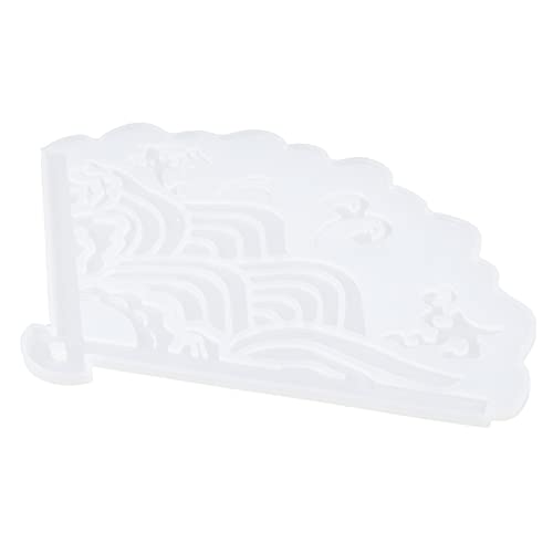 Beatifufu Diy Silikonform für Fächer Flexibles Epoxidharz Gießform für Handgefertigte Fächer für Kreative Bastelprojekte mit Kindern Einzigartiges Design und Klare Textur für Lebendige von Beatifufu