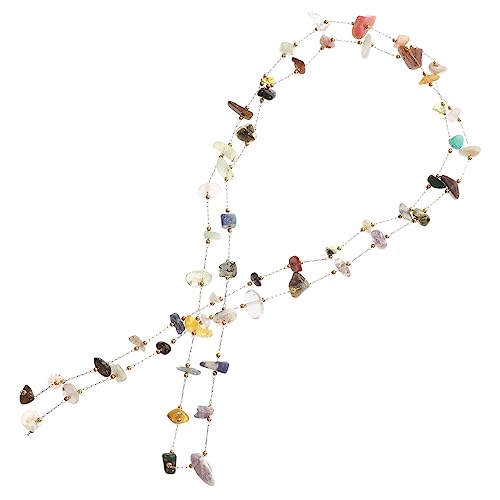 Beatifufu Edelstein Perlenkette für Schmuckherstellung Natürliche Kristallstränge zum Auffädeln für DIY Armbänder und Langlebig und Elegant für Bastelprojekte von Beatifufu
