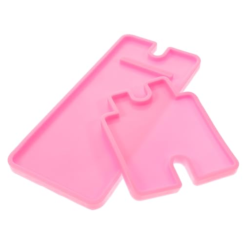 Beatifufu Epoxidharz Silikonform für Handyhalter DIY Kreative Tablet Ständer Gießform Rosa Kristall Tropfenform für Individuelle Handwerksprojekte von Beatifufu