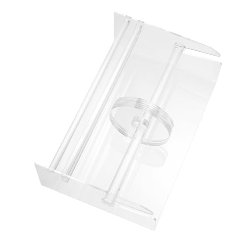 Beatifufu Etikettenspender mit Fächern Verstellbarer Aufkleberrollenhalter für Büro Zuhause Transparenter Organizer für Etiketten und Sticker Robust und Elegant von Beatifufu