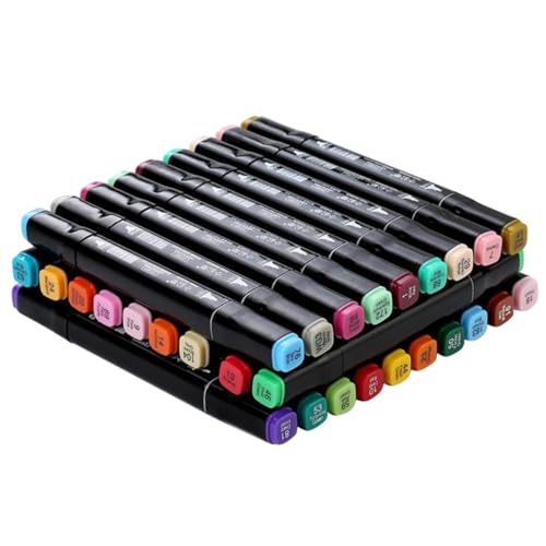Beatifufu Farben Marker Stifte Doppelseitig Wasserbasiert Schimmernde Farbstifte für Schüler Abwaschbare Filzstifte für Illustration Skizzieren Manga und Schulkunst Beatifufu Farben Marker Stifte Doppelseitig Wasserbasiert Schimmernde Farbstifte für Schüler Abwaschbare Filzstifte für Illustration Skizzieren Manga und Schulkunst von Beatifufu