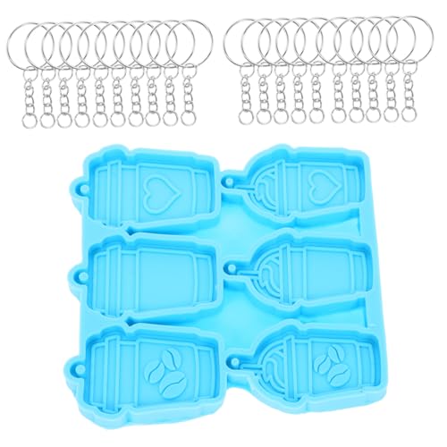 Beatifufu Flexible Silikonform Kaffeetassen Schlüsselanhänger DIY Gießform für Epoxidharz Inklusive Tassenform und Schlüsselketten Langlebig und Antihaftbeschichtet Beatifufu Flexible Silikonform Kaffeetassen Schlüsselanhänger DIY Gießform für Epoxidharz Inklusive Tassenform und Schlüsselketten Langlebig und Antihaftbeschichtet von Beatifufu