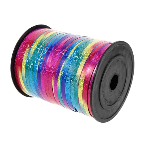 Beatifufu Geschenkband Holografisches Geschenkverpackungsband DIY Ballon und Bastelband Glänzendes Party Dekorationsband für Geschenkboxen Luftballon Girlanden Geschenkverpackung und Beatifufu Geschenkband Holografisches Geschenkverpackungsband DIY Ballon und Bastelband Glänzendes Party Dekorationsband für Geschenkboxen Luftballon Girlanden Geschenkverpackung und von Beatifufu