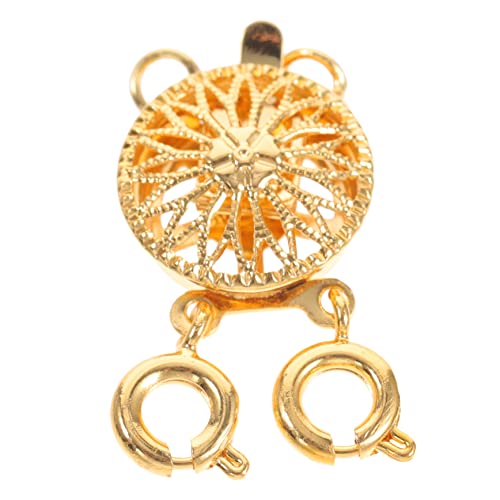 Beatifufu Goldener Sonnenblumen Kettenverschluss Kupfer Layering Schmuckverbinder für Damen Entwirrt Mehrlagige Halsketten Einfacher DIY Schmuck Separator Langlebiger Schmuckverschluss für Beatifufu Goldener Sonnenblumen Kettenverschluss Kupfer Layering Schmuckverbinder für Damen Entwirrt Mehrlagige Halsketten Einfacher DIY Schmuck Separator Langlebiger Schmuckverschluss für von Beatifufu