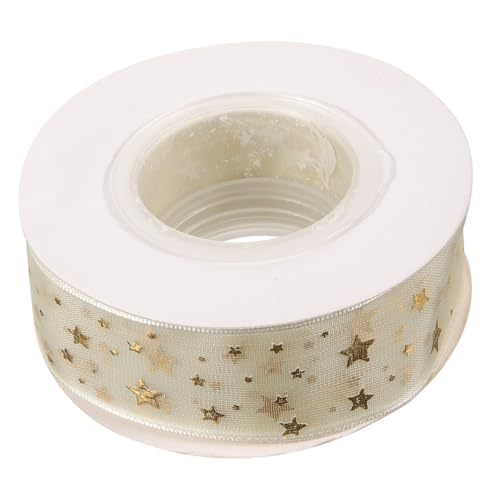 Beatifufu Goldfarbiges Sternen Wrapping Ribbon aus Hochwertigem Elegantes Geschenkband Originelles Handmade Dekoband Einfach Zuschneidbar für Festliche Geschenkverpackungen und Beatifufu Goldfarbiges Sternen Wrapping Ribbon aus Hochwertigem Elegantes Geschenkband Originelles Handmade Dekoband Einfach Zuschneidbar für Festliche Geschenkverpackungen und von Beatifufu