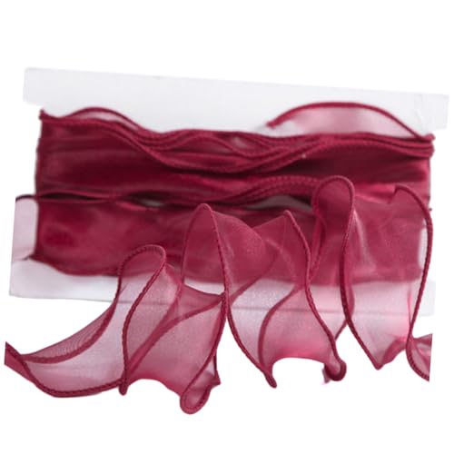 Beatifufu Goldkanten Meerjungfrau Tüllband DIY Hochzeits und Geschenkdeko Schleife Langlebiges Polyester Geschenkband für Party Basteln und Festliche Anlässe von Beatifufu