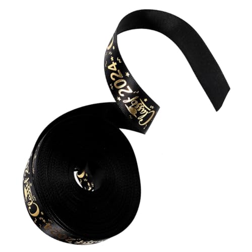 Beatifufu Graduations Dekoband Breit Polyester Geschenkband mit Goldener Heißprägefolie Flexibles Schleifenband zum Basteln und Verpacken von Geschenken und Geschenkboxen Beatifufu Graduations Dekoband Breit Polyester Geschenkband mit Goldener Heißprägefolie Flexibles Schleifenband zum Basteln und Verpacken von Geschenken und Geschenkboxen von Beatifufu