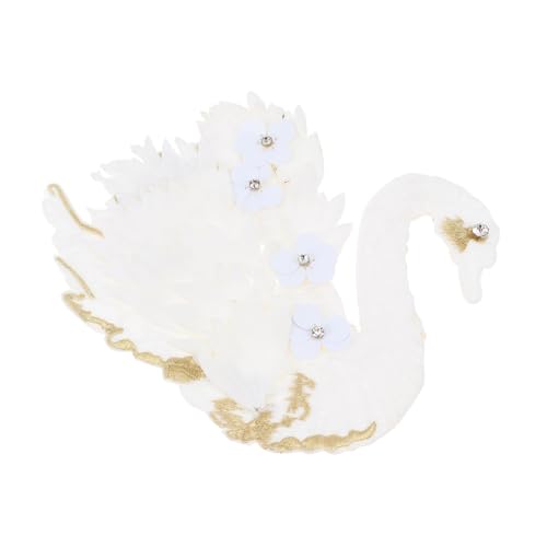 Beatifufu Großer Weißer Schwan Aufnäher mit Perlen Handgestickte Blumen Stickerei Patch zum Aufnähen für Kleidung Taschen DIY Nähapplikation Kleidung Dekoration Beatifufu Großer Weißer Schwan Aufnäher mit Perlen Handgestickte Blumen Stickerei Patch zum Aufnähen für Kleidung Taschen DIY Nähapplikation Kleidung Dekoration von Beatifufu