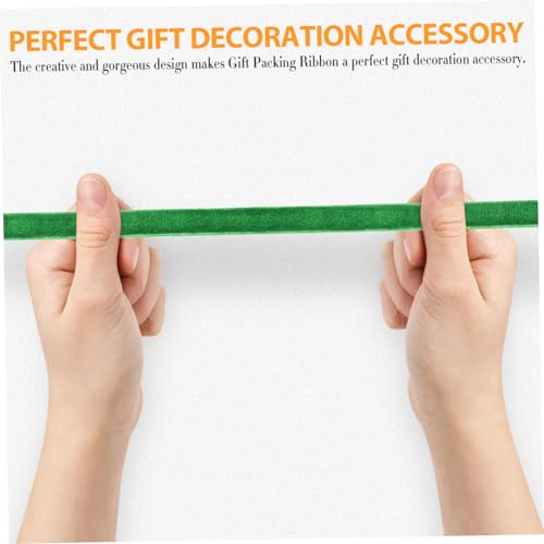 Beatifufu Grünes Samtband Breit DIY Geschenkband für Geschenkverpackung Haarschleifen Partydekoration Hochwertiges Bastelband für Hochzeit und Geburtstag von Beatifufu