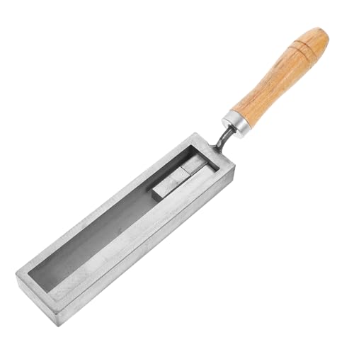 Beatifufu Gusseisen Schmelzform für Metallbarren Robuste Gold Silber Schmelzform Kompakt Leicht Hitzebeständig für Goldveredelung und Edelmetallgießen von Beatifufu