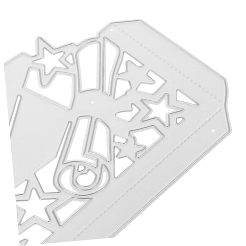 Beatifufu Hochkohlenstoffstahl Prägeschablone DIY Bastel-stanzform mit Abschlussmotiv Langlebig Wiederverwendbar für Kartenherstellung Scrapbooking Handarbeit Geschenkidee von Beatifufu
