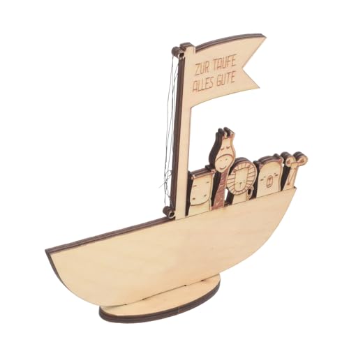 Beatifufu Holz deko Geldklammer Noahs Taufe Taufgeschenk für Jungen und Mädchen Einzigartiges Holzornament als Geburtstags Babyparty geschenk Dekorativ und Praktisch von Beatifufu
