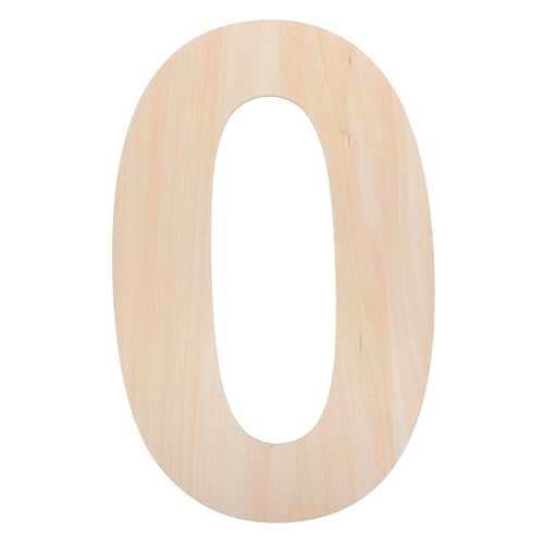 Beatifufu Holznummer Plaque Unvollendete Holzzahlenzeichen Tischplatte Handwerk Holznummer Dekoration Babyparty Versorgung Blank Holz Number Schild von Beatifufu